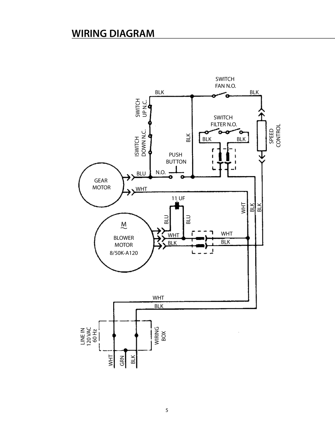 DCS DD-36SS, DD-30SS manual Wiring Diagram 