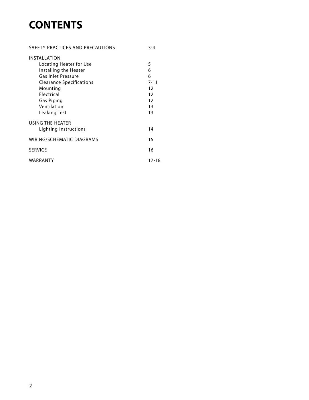 DCS DRH-48N manual Contents 