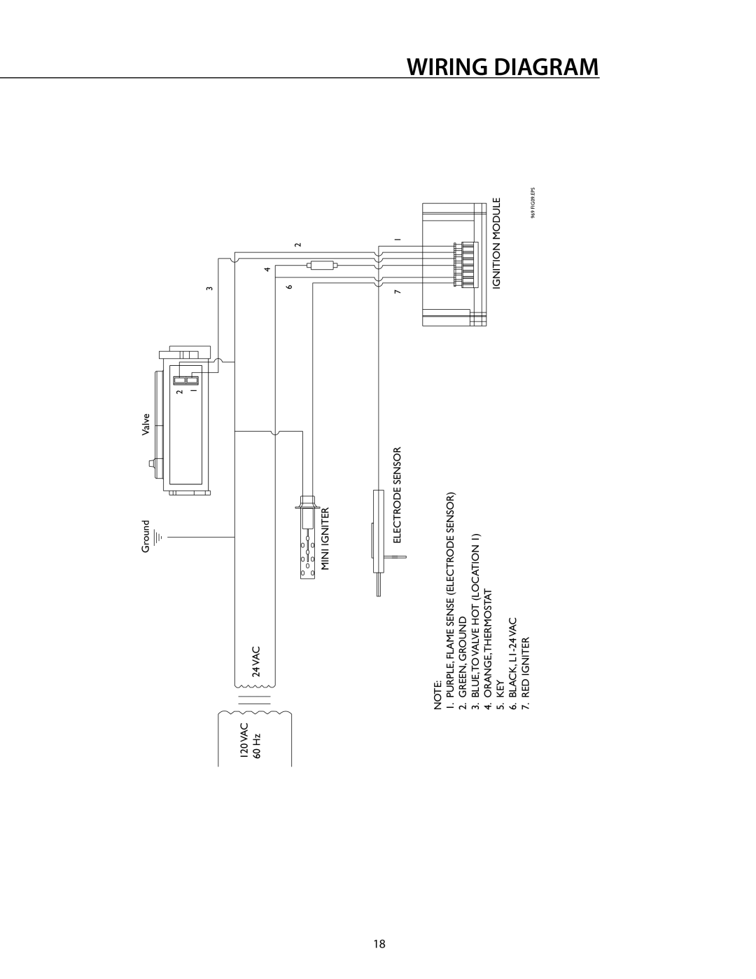 DCS DRH48N installation instructions Wiring Diagram, 120VAC 60 Hz 