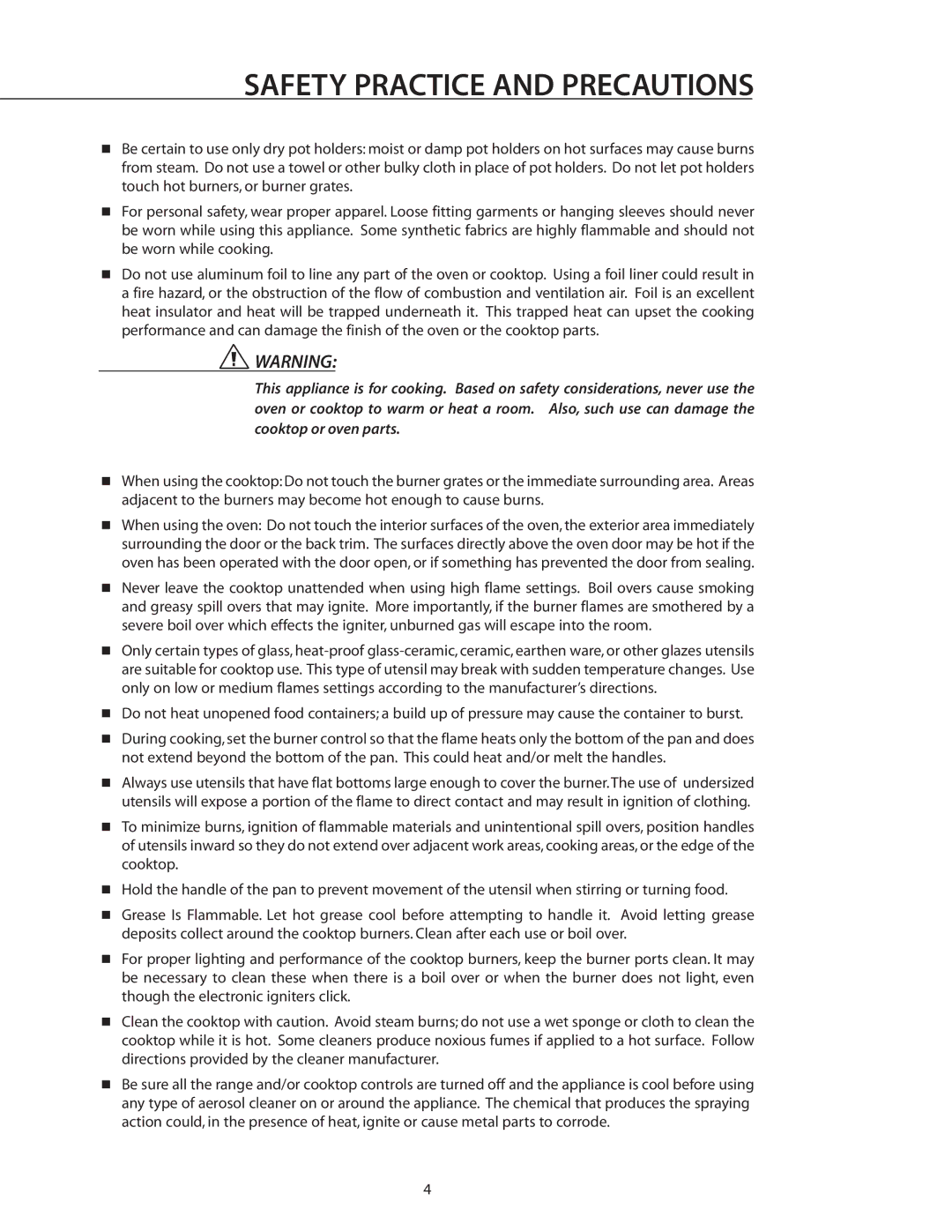 DCS RDS-305 manual Safety Practice and Precautions 