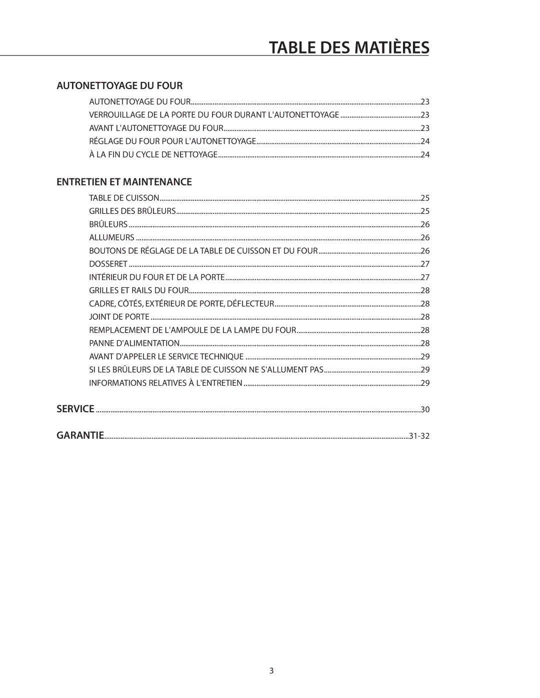 DCS RGSC-305BK, RGSC-305WT, RGSC-305SS manual Autonettoyage DU Four, Entretien ET Maintenance 