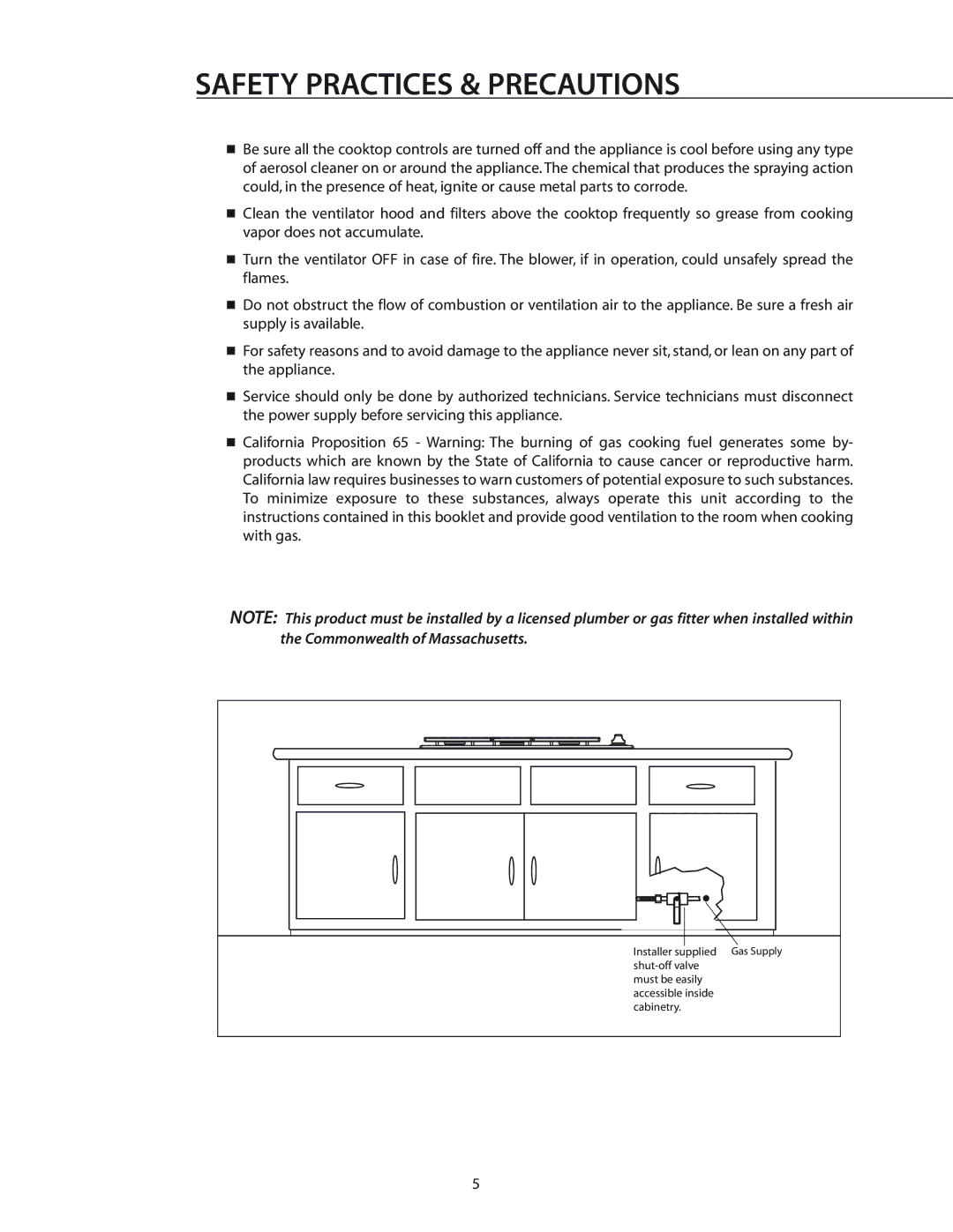 DCS T-365BK, CT-365SS installation manual Installer supplied 