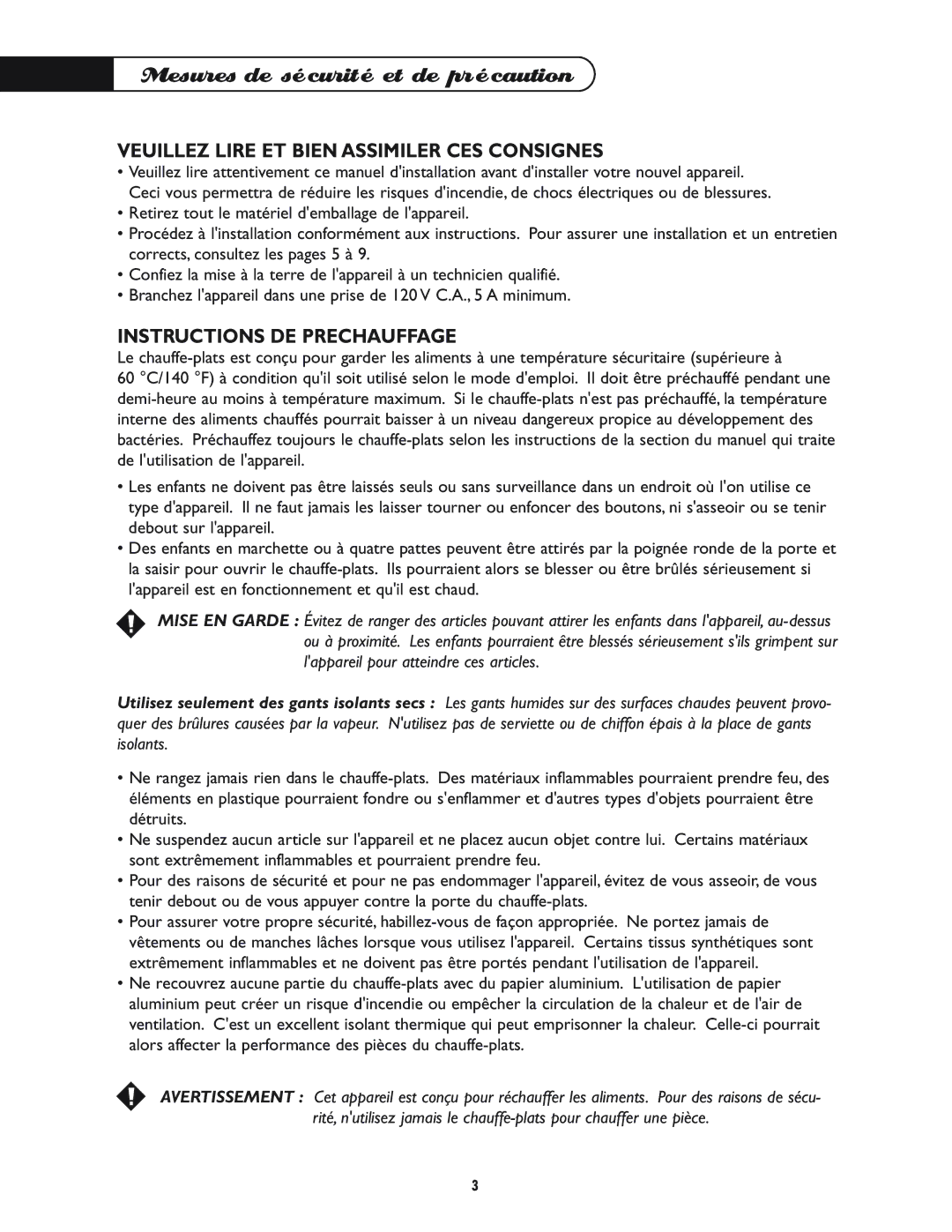 DCS WD-30-BL manual Mesures de sécurité et de précaution, Veuillez Lire ET Bien Assimiler CES Consignes 