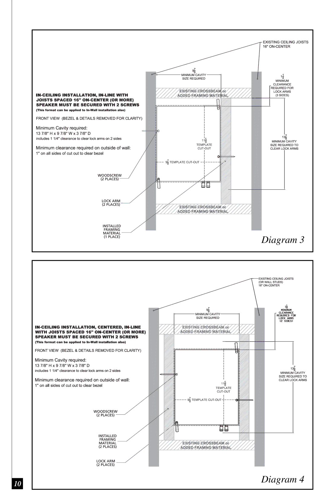 Definitive Technology RSS II owner manual Diagram 