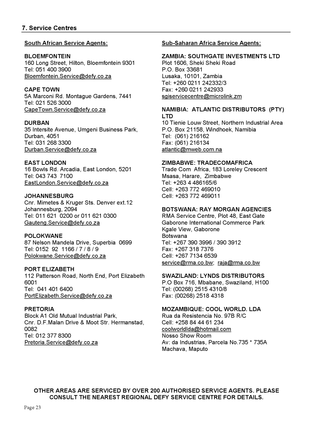 Defy Appliances 600MSE, 600MSU manual +#%1+#4? @%0%%!+#%1+#4? 