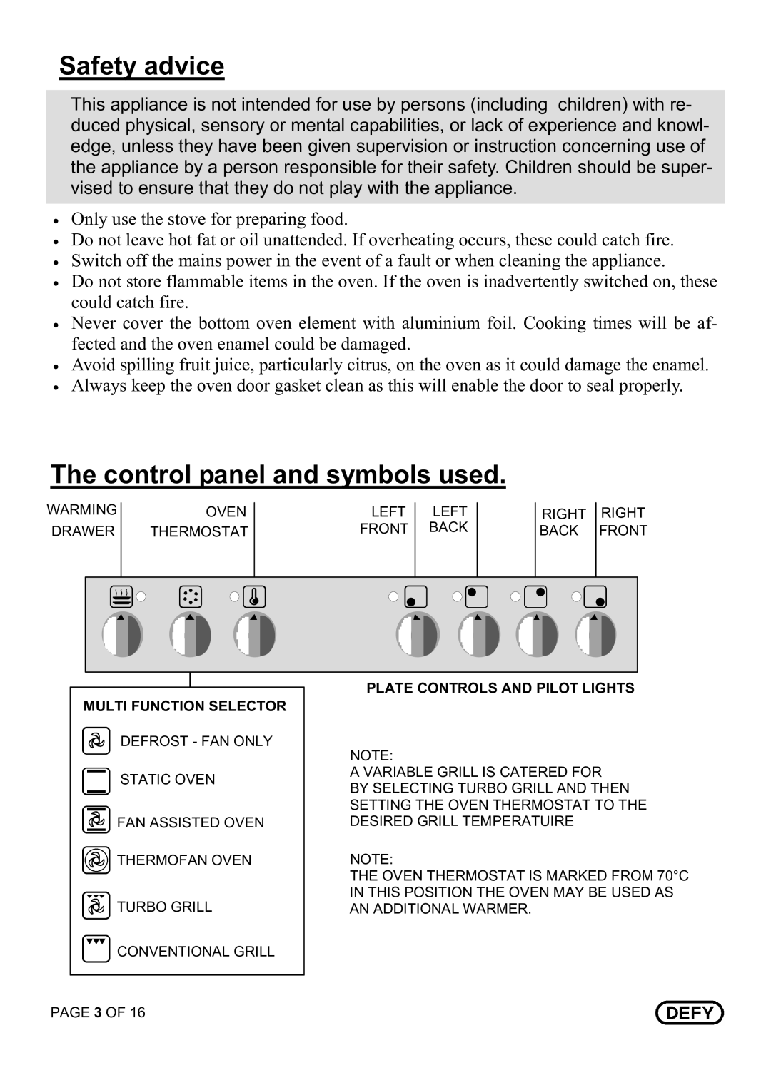 Defy Appliances 631 T manual #77#337#7 