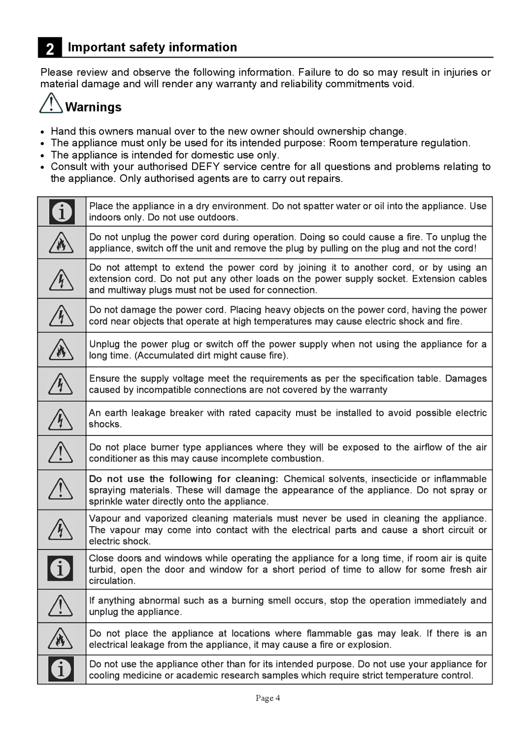 Defy Appliances ACP09H1, ACP12H1 manual #$*#$# 