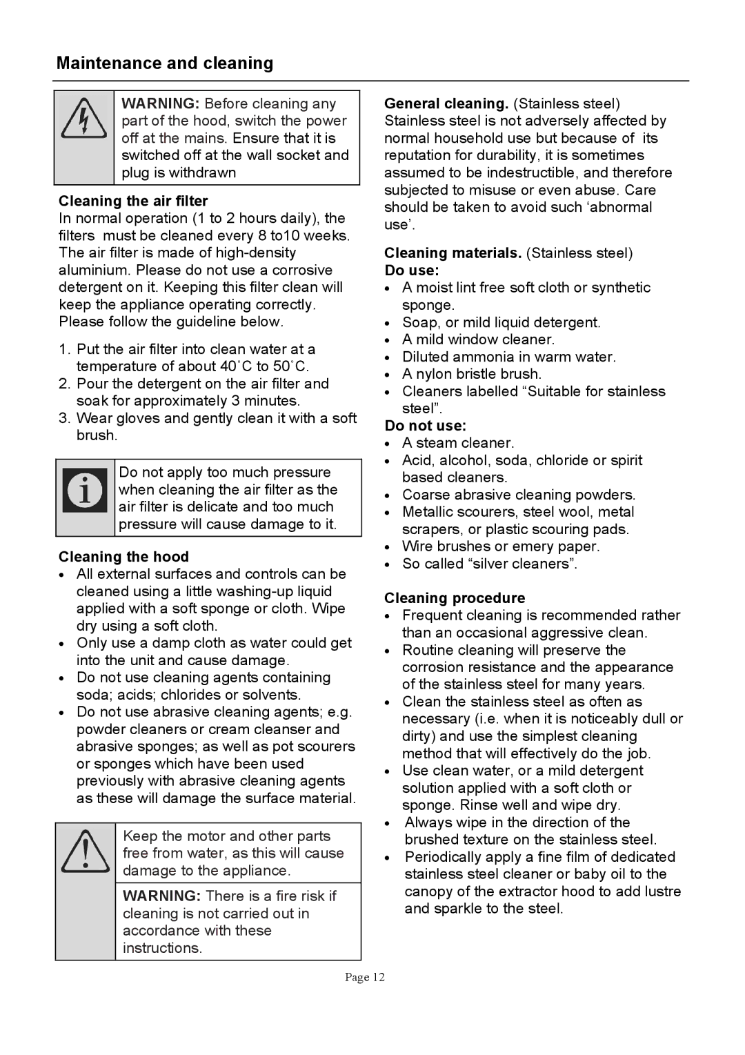 Defy Appliances CHW 6217 AGB manual +&+&+0&+5 