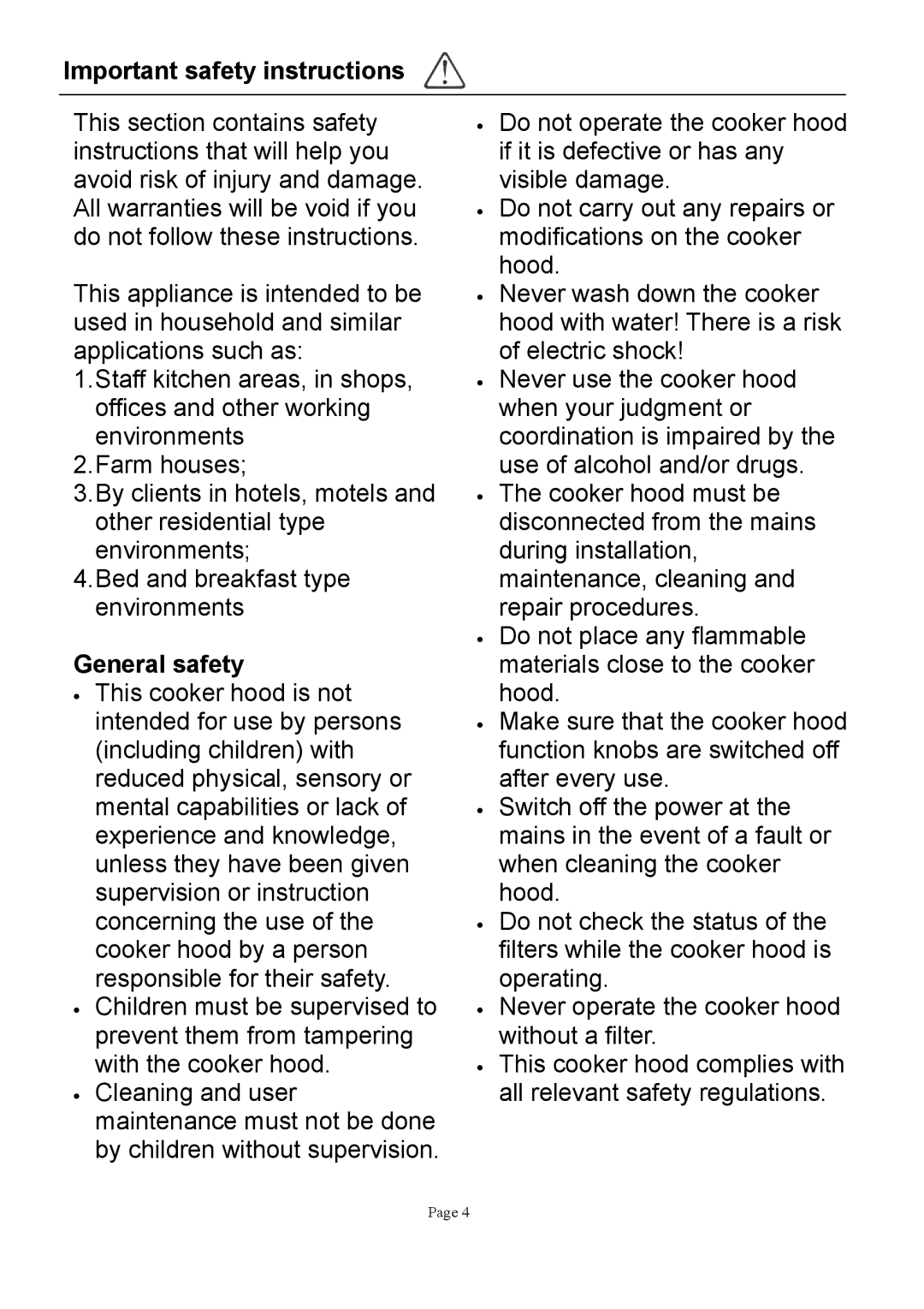 Defy Appliances CHW 6217 AGB manual +,+ +0,+ 