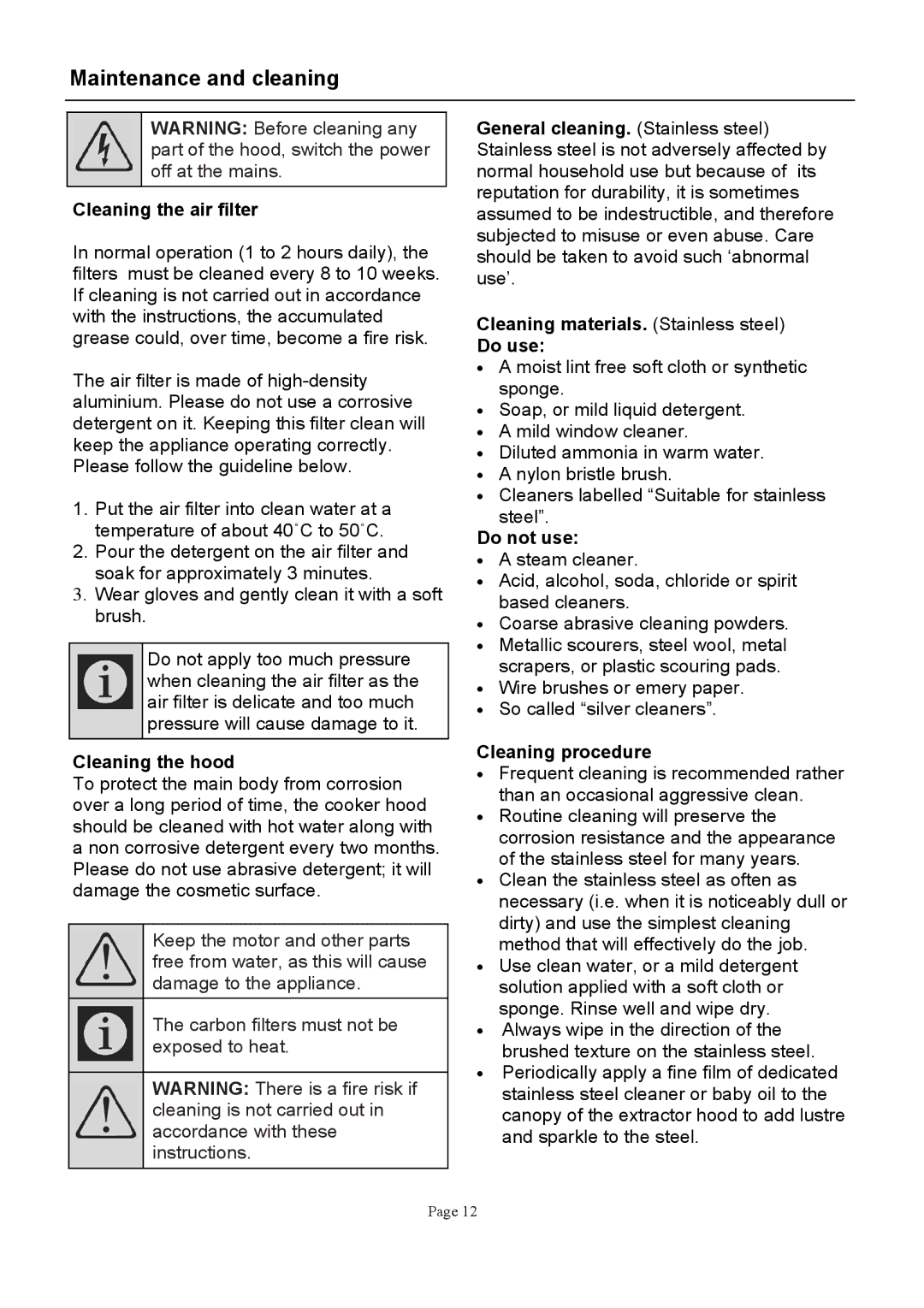 Defy Appliances CHW 9218 TTS, CHW 9215 TS, CHW 6215 TS manual $+&+&+1&+5 