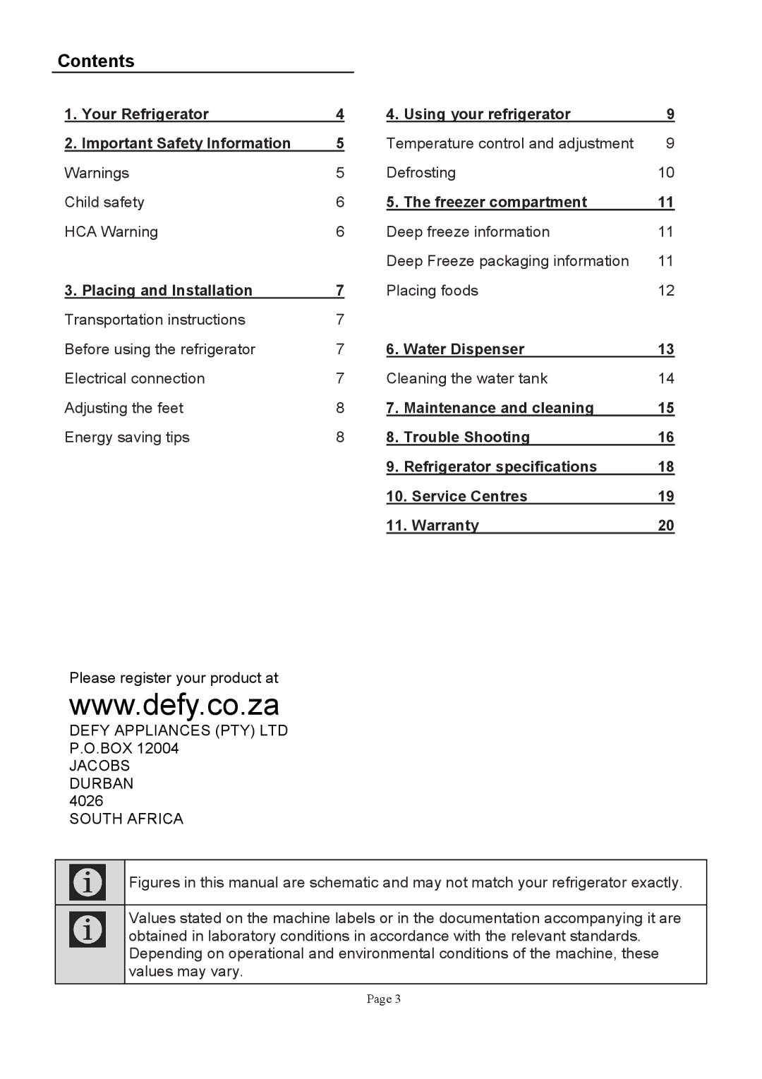 Defy Appliances 410, DFC 406, 408, 409, 407 manual 67-,5 