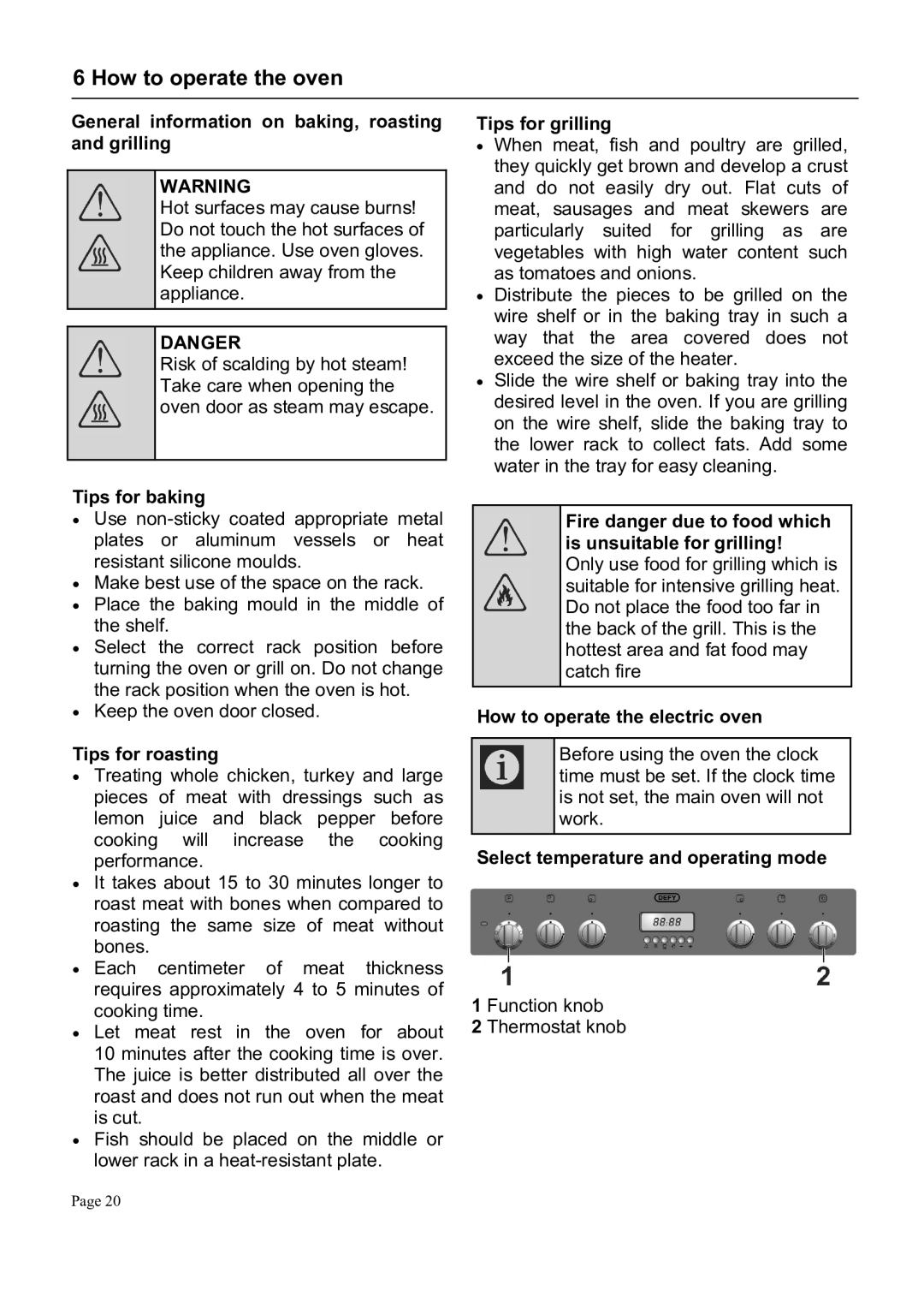 Defy Appliances DGS159, DGS160 manual #4!7 