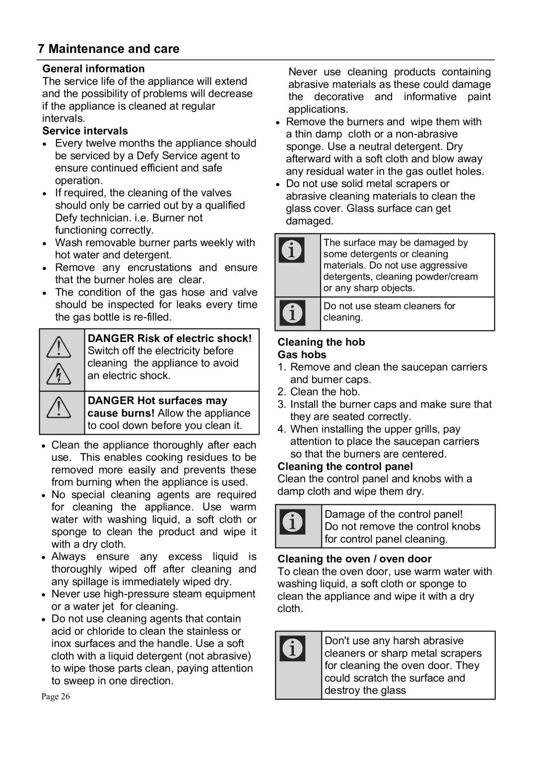 Defy Appliances DGS159, DGS160 manual #-# # #, +#-344!* #,4!*, 2%# $, +#-34 !&!+%#+, +#-34!7!7 