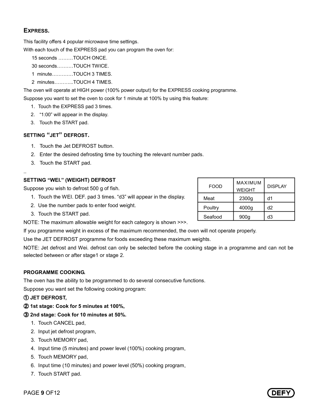 Defy Appliances DMO 345 manual ++%B 01-0 013 ,0 01,+ 