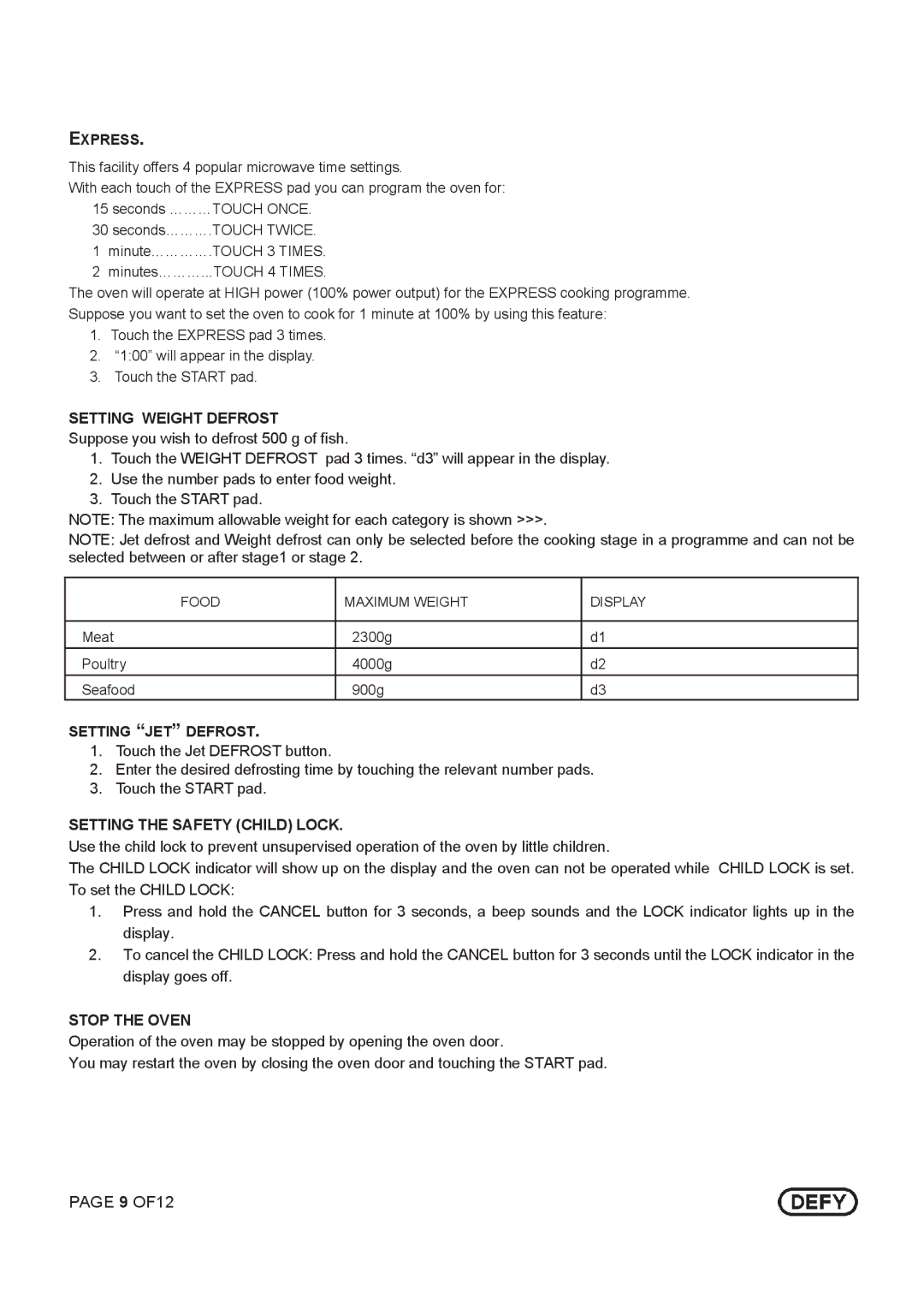 Defy Appliances DMO 353 manual 1A1E2, +$#$#,676.2.0*$-$&&+0$*-,+$7.0$*%,.&.#$.-$&16,6$#,67*$, +$#$B 