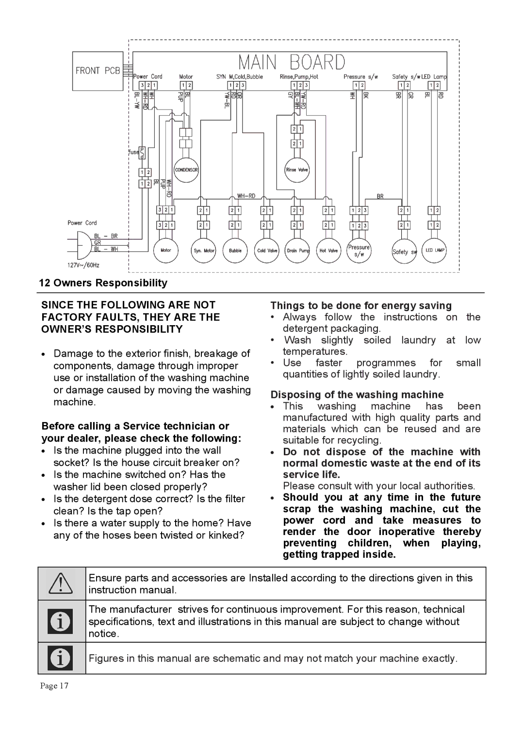 Defy Appliances DTL 137 manual 2106-1 206320$*%G-306-G 