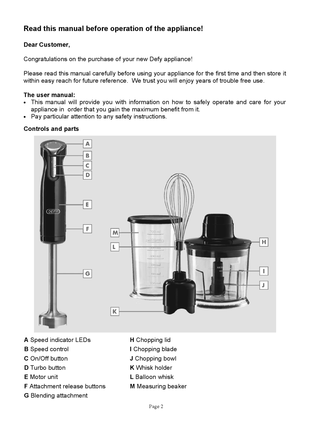 Defy Appliances HB7208 manual #$#!$$% 