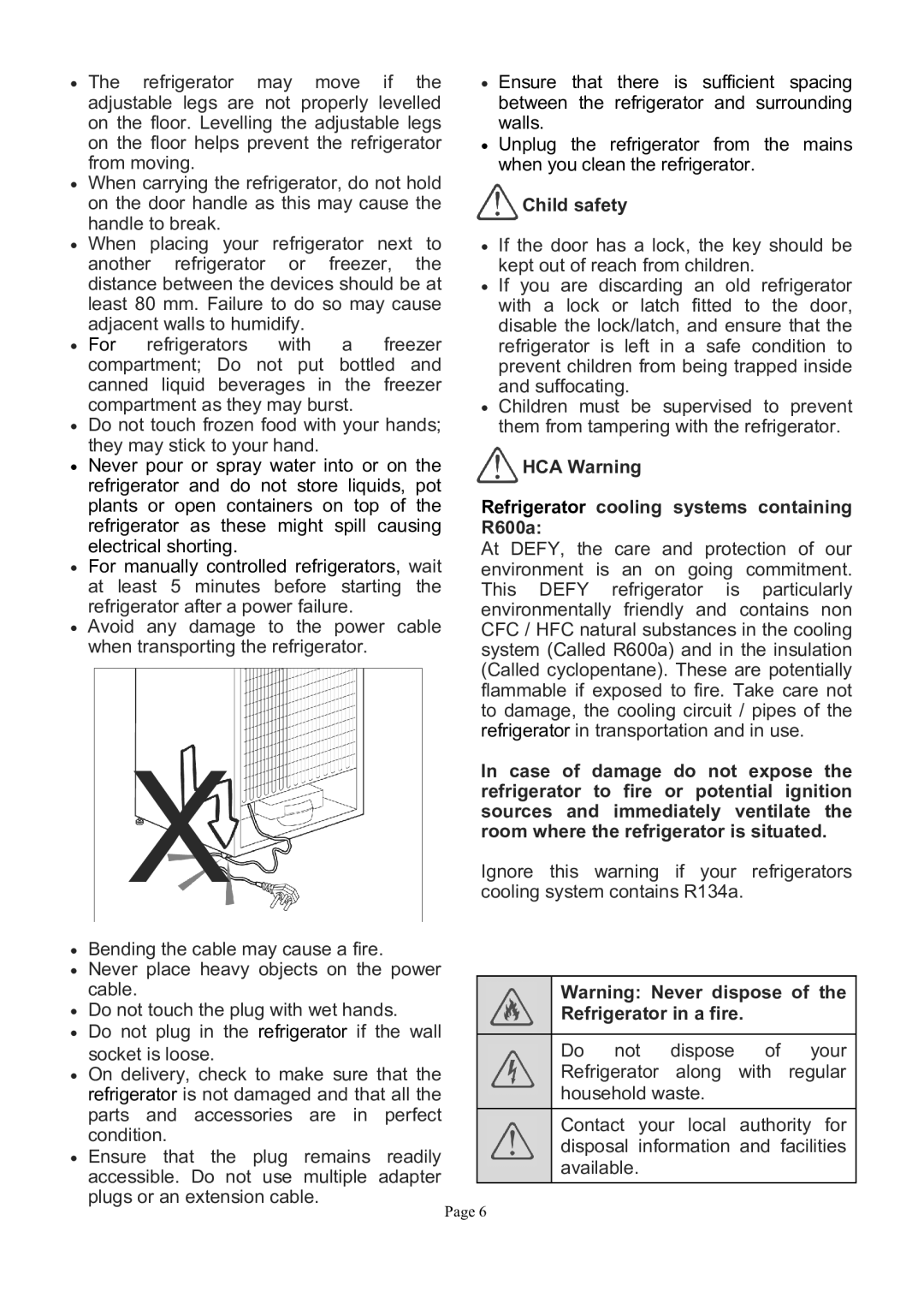 Defy Appliances K60363, K60328 manual + -++3 1 -+3 