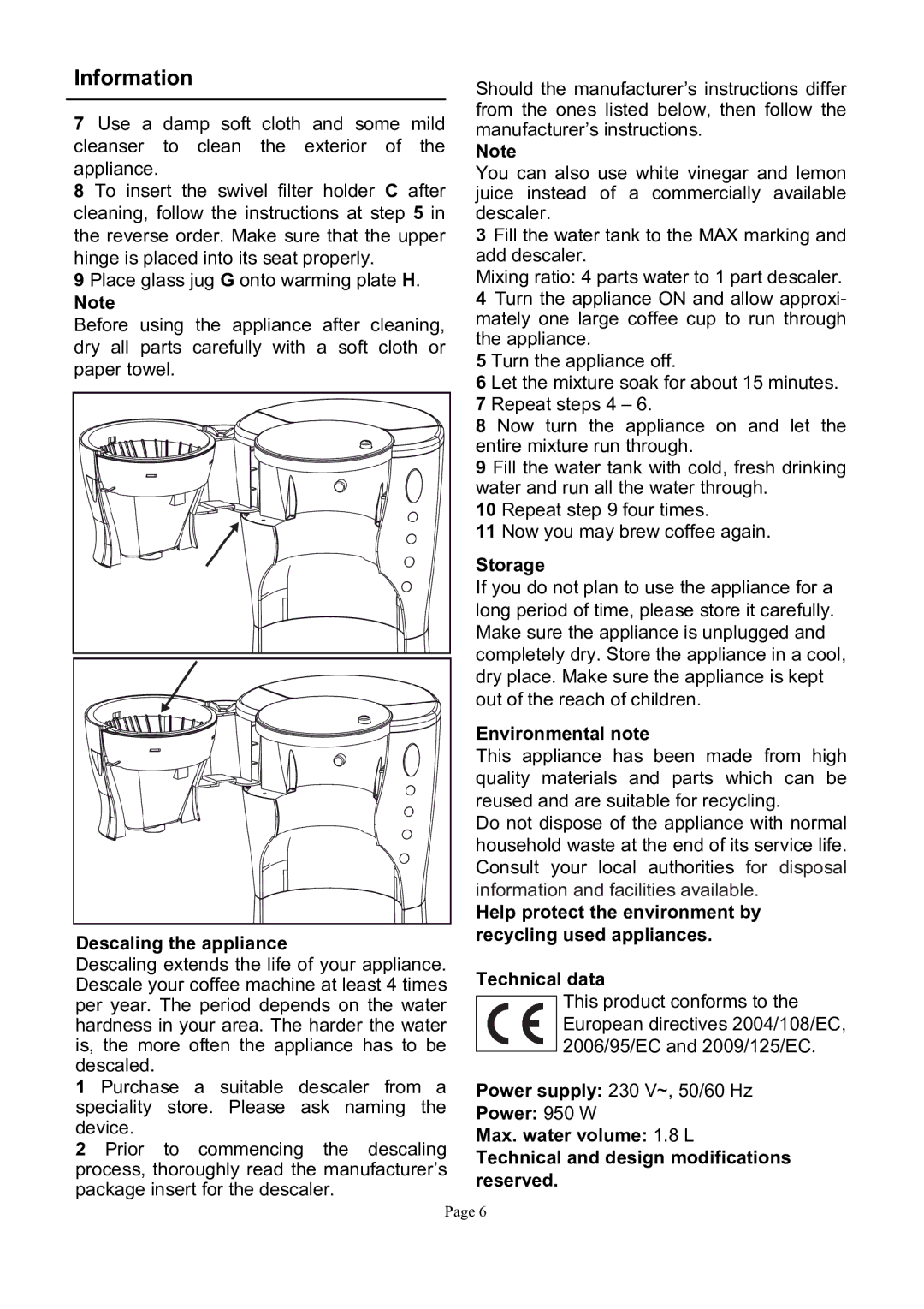 Defy Appliances KM520 manual $,$.##$4 