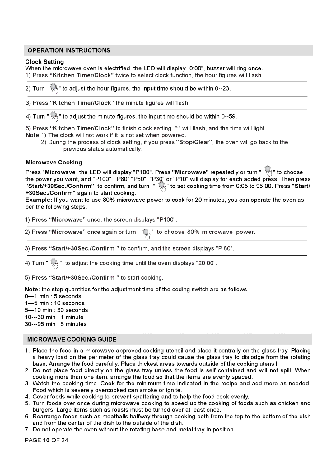 Defy Appliances MWG 2822 manual =1/5, C3D-=-B%,52/E # ##8!+% 