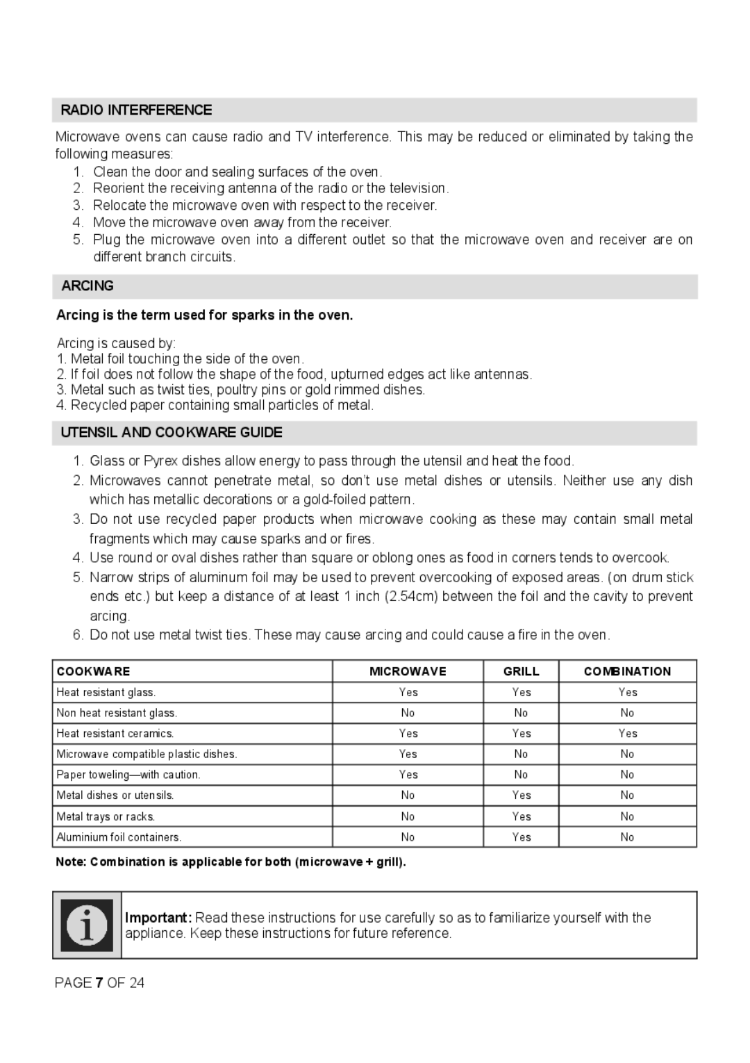 Defy Appliances MWG 2822 manual +0*208=10/5-.5 