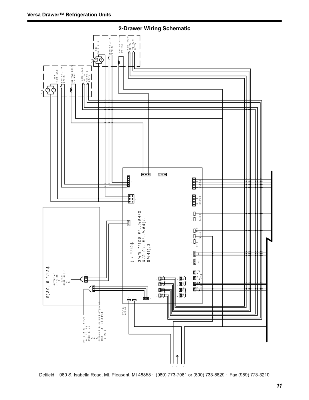 Delfield 18600VD manual Wiring, Drawer, Units 