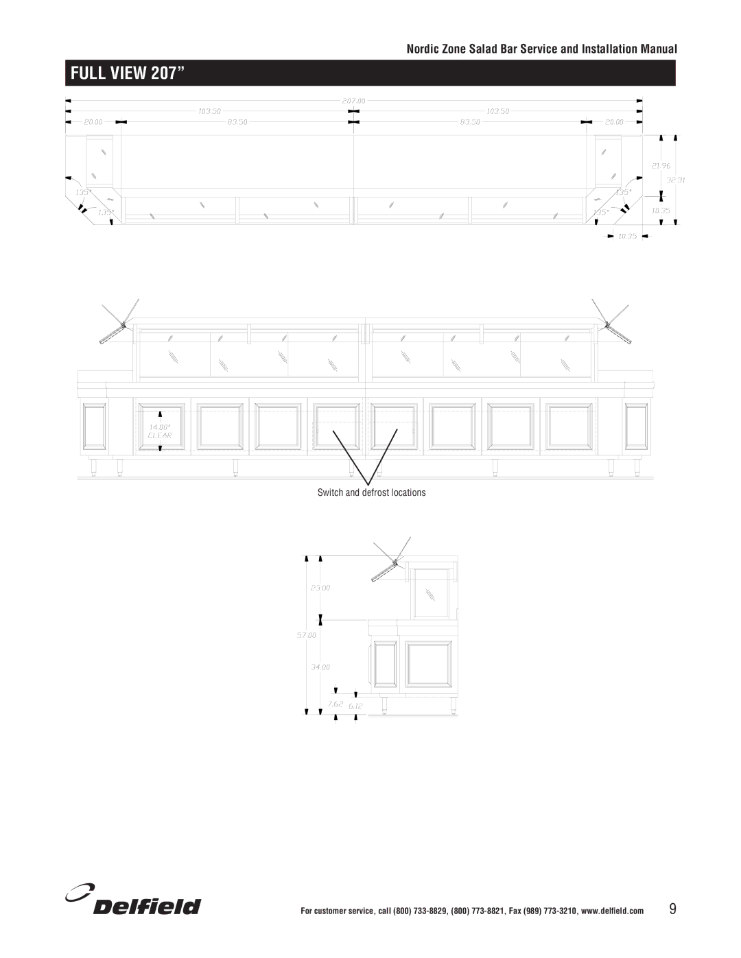 Delfield Cold Food Bars manual Full View 