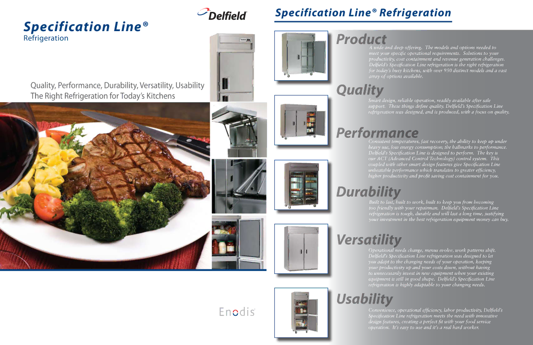 Delfield SSF2-S, SSR3-G, SSF1-S, SSF3-S, SSR2-G, SSR1-G manual Product 