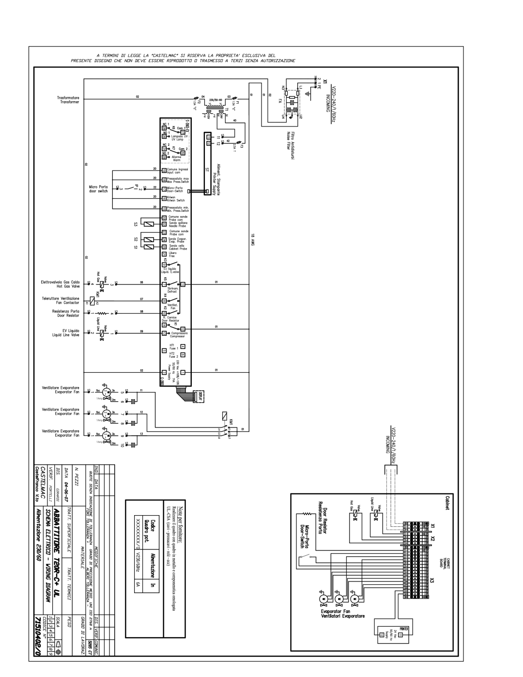 Delfield T14D, T20C, T40, T5, T24C manual 