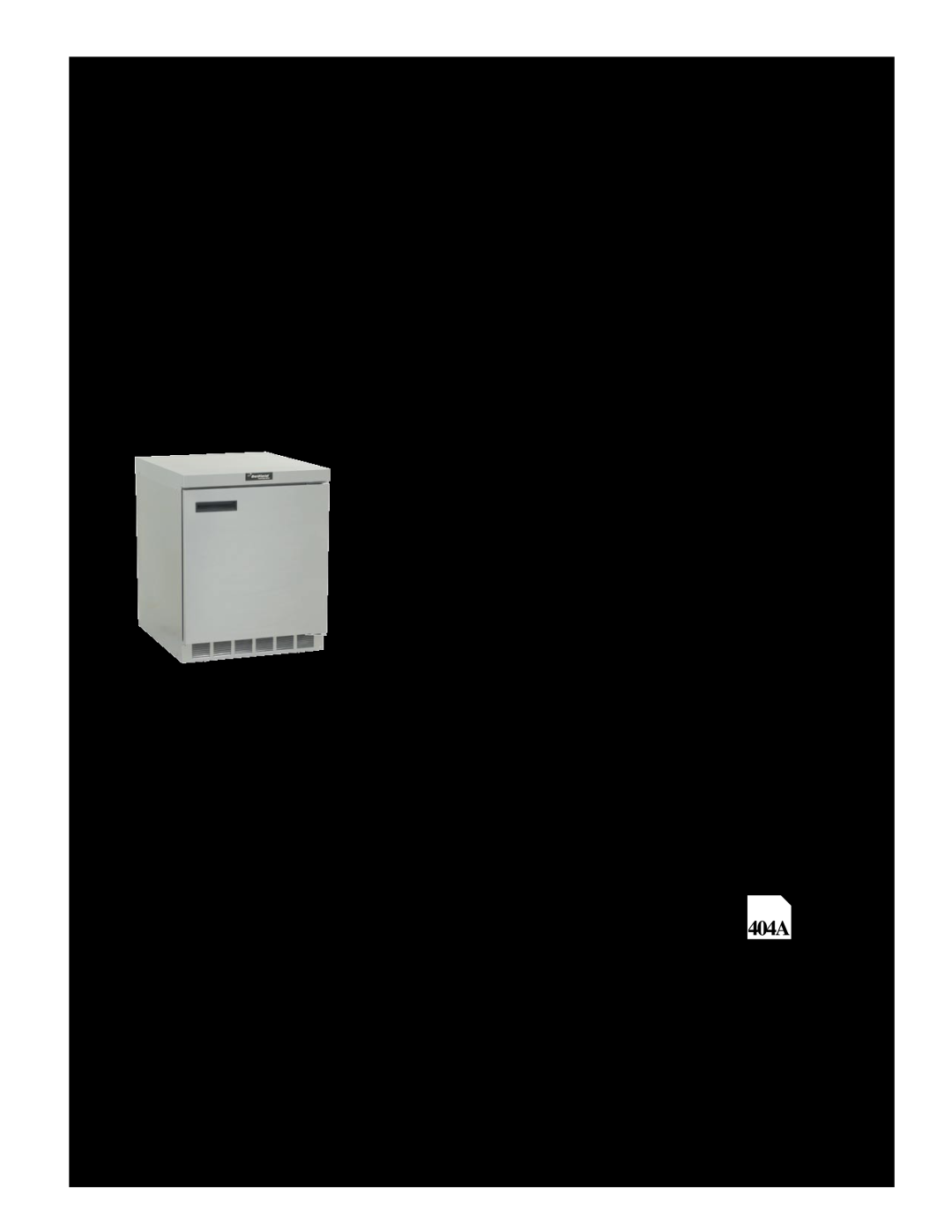 Delfield specifications UC4432N Undercounter, Delfield, Front-Breathing Undercounter Refrigerators, Models, UCD4432N 