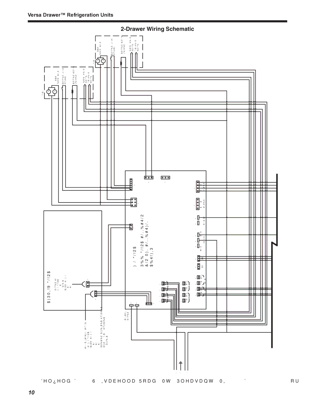 Delfield Versa Drawer operation manual Wiring, Units 