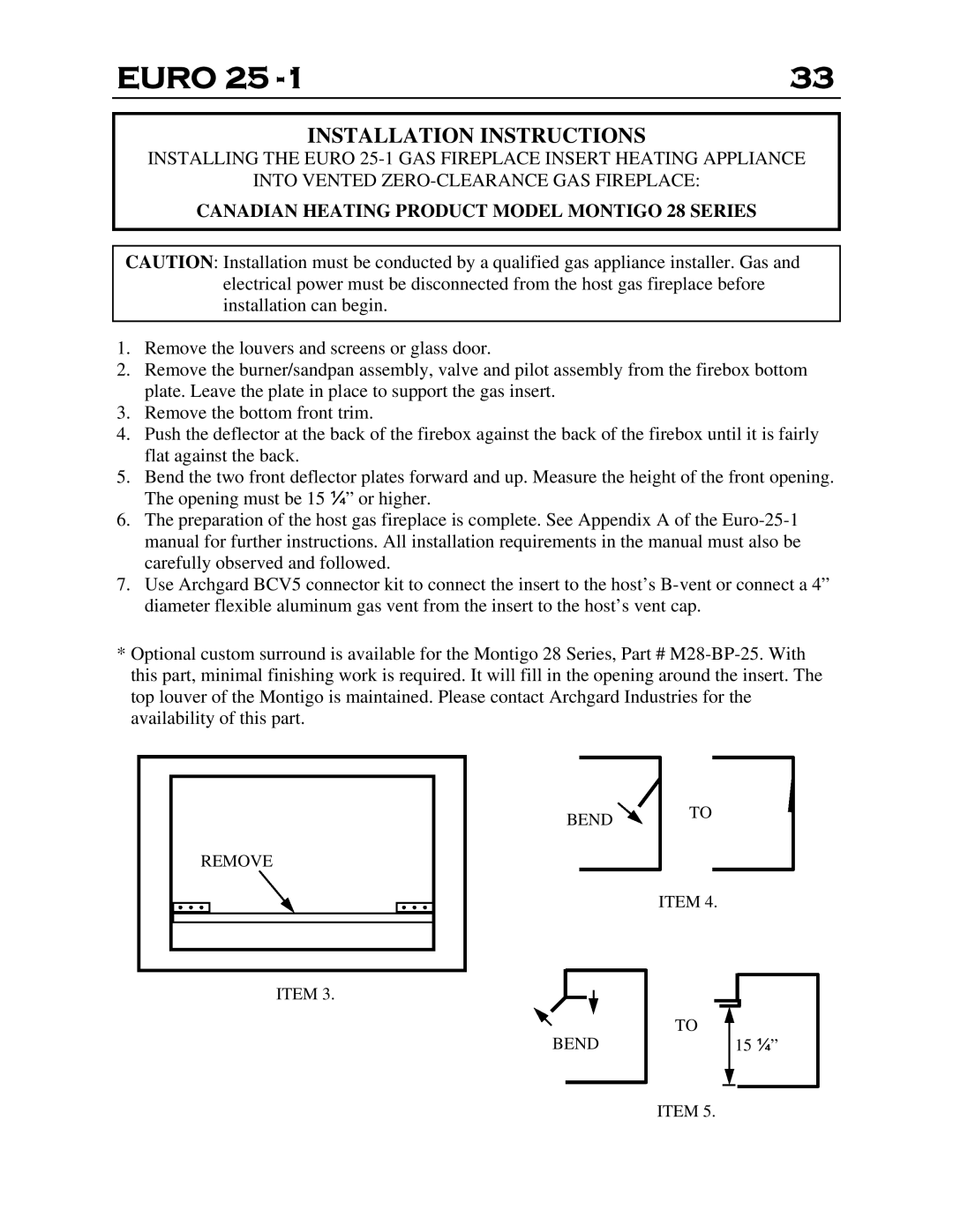 Delkin Devices EI - 25-1 manual Installation Instructions, Euro 