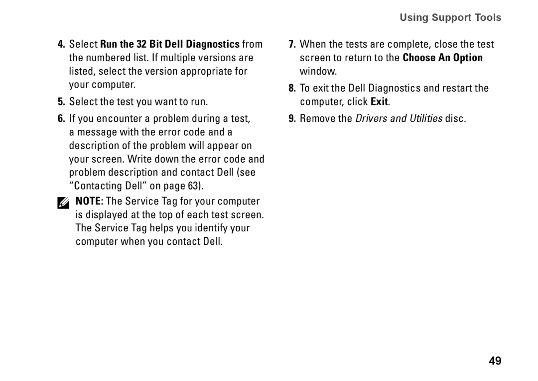 Dell 01HNXJA00, 19T setup guide Remove the Drivers and Utilities disc 