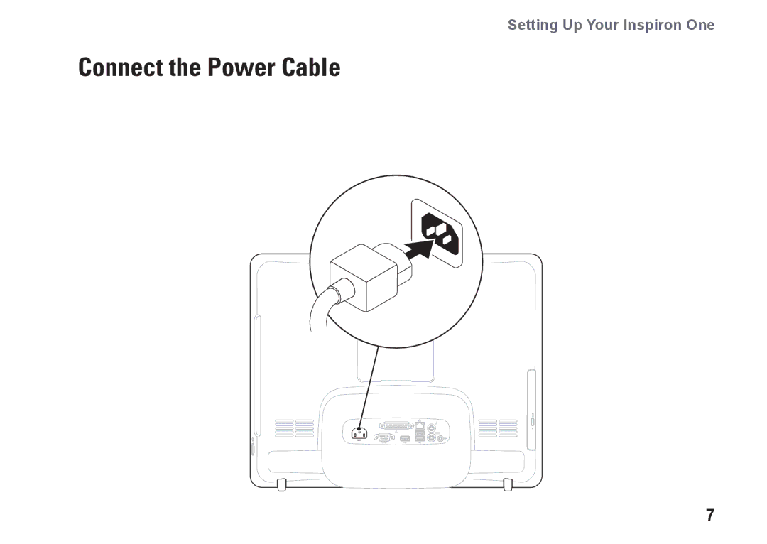 Dell 01HNXJA00, 19T setup guide Connect the Power Cable 