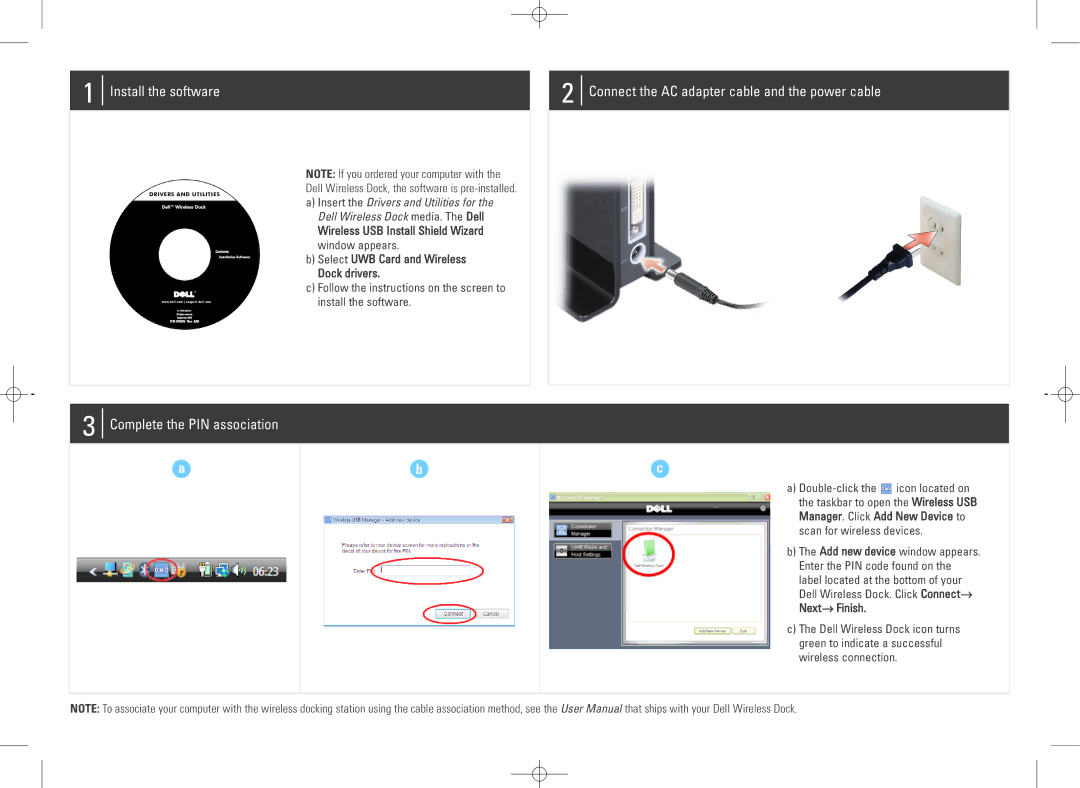 Dell 04YJJ6A00 user manual Install the software 