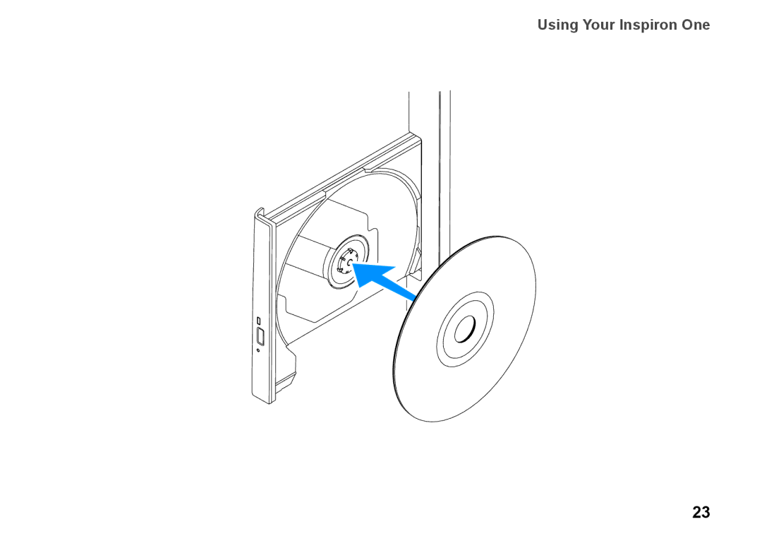 Dell W01B001, 0DTN4TA00 setup guide Using Your Inspiron One 