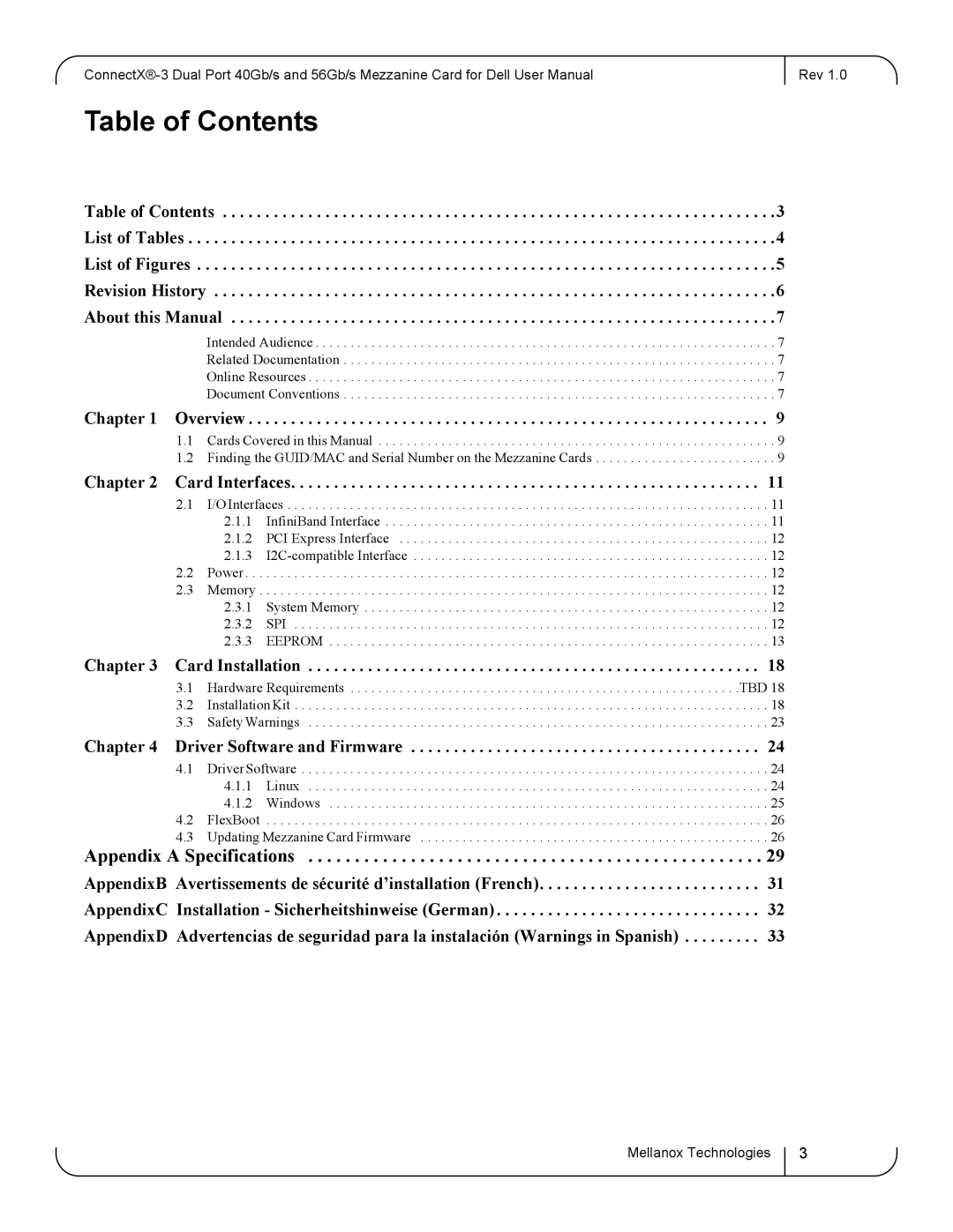 Dell 0J05YT, 0K6V3V user manual Table of Contents 