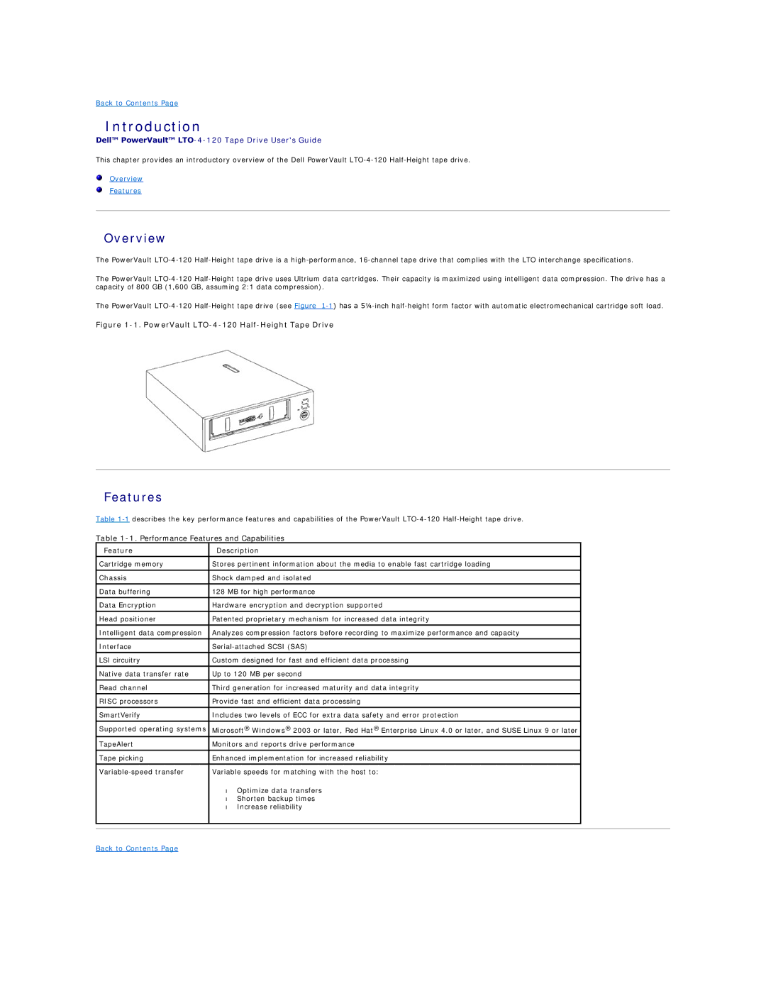 Dell 0TK131 Rev. A01 specifications Introduction, Overview, Features, Feature Description 