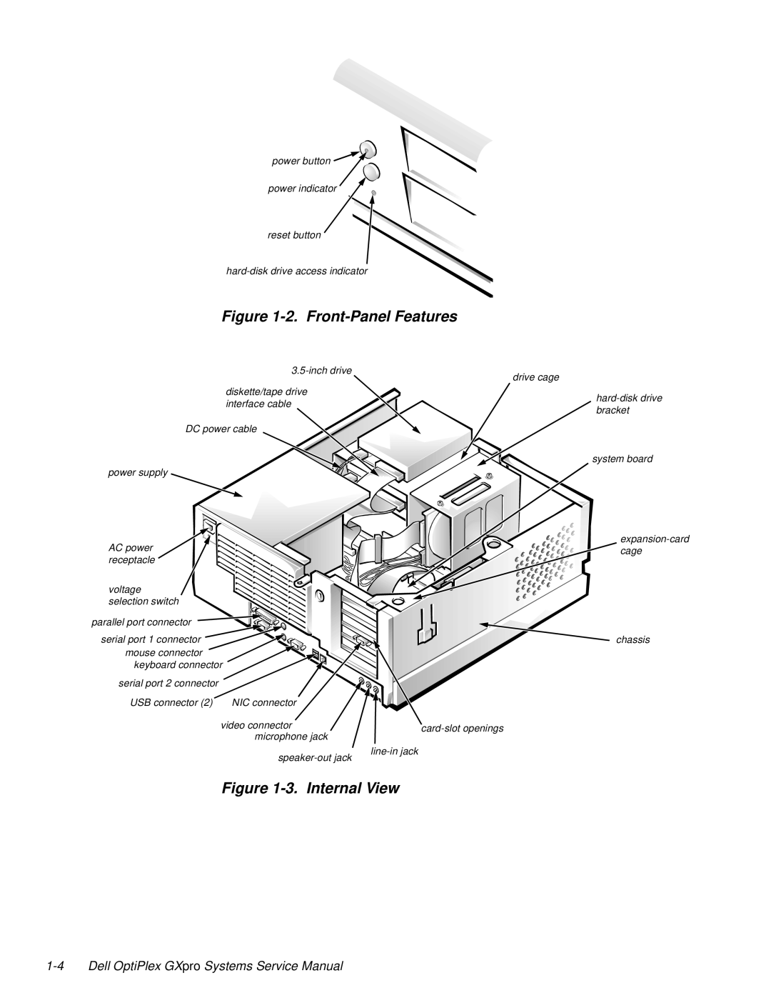 Dell 100-Mbps manual Front-Panel Features 