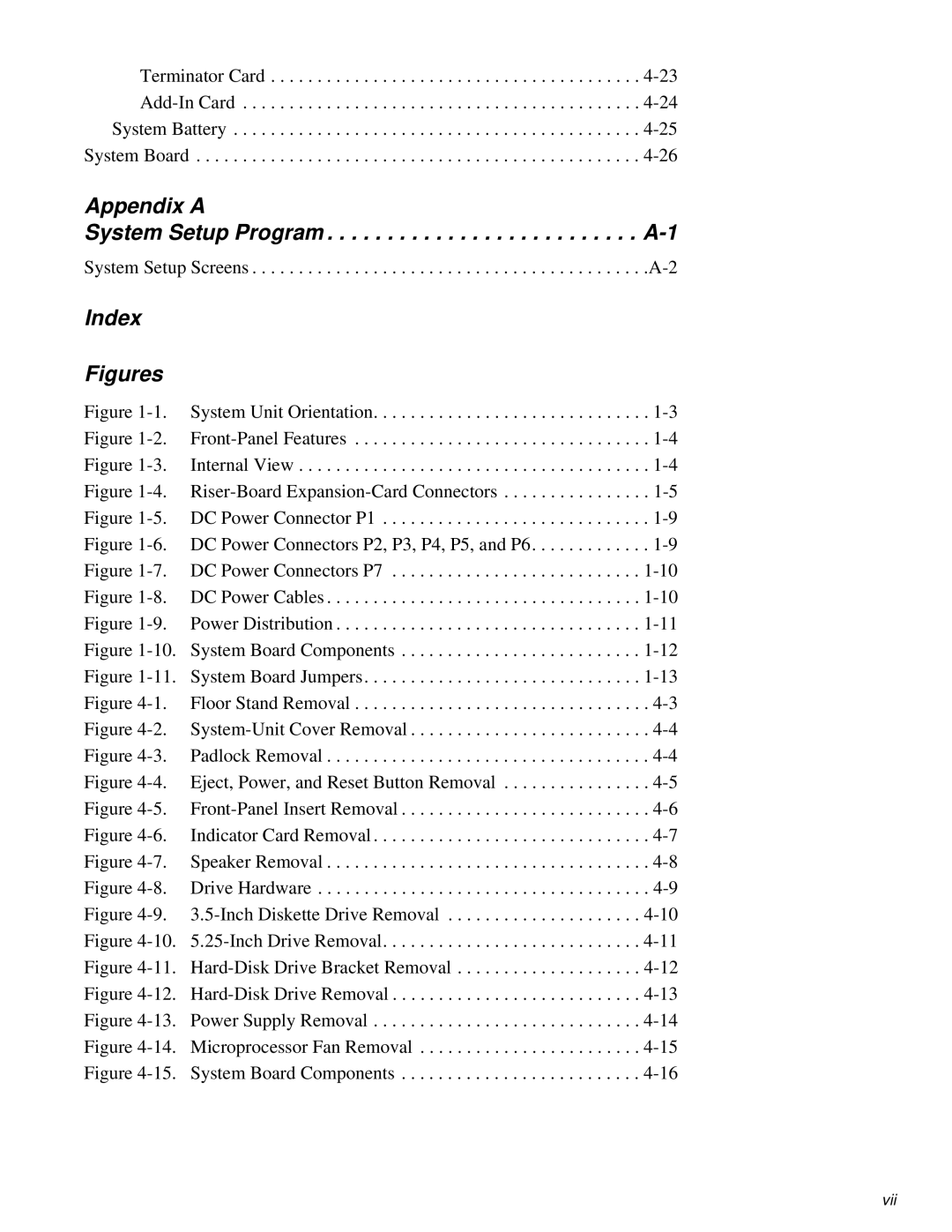 Dell 100-Mbps manual Index, Figures 