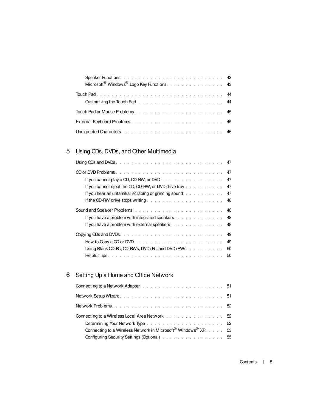 Dell 100L owner manual Microsoft Windows Logo Key Functions, Connecting to a Wireless Local Area Network 