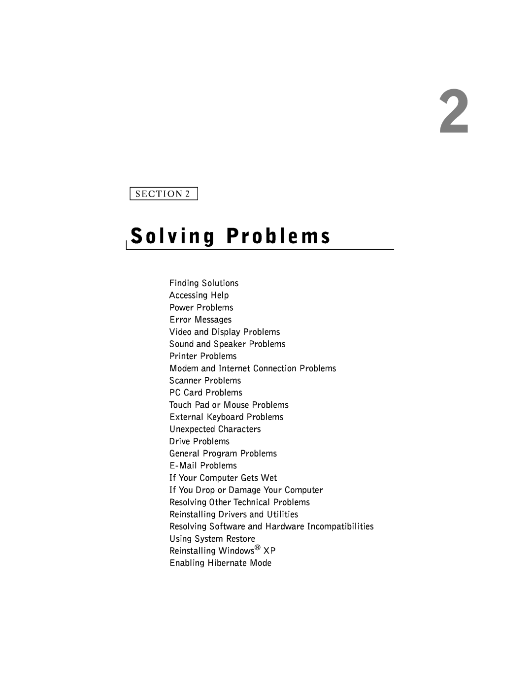 Dell 100N owner manual Solving Problems 