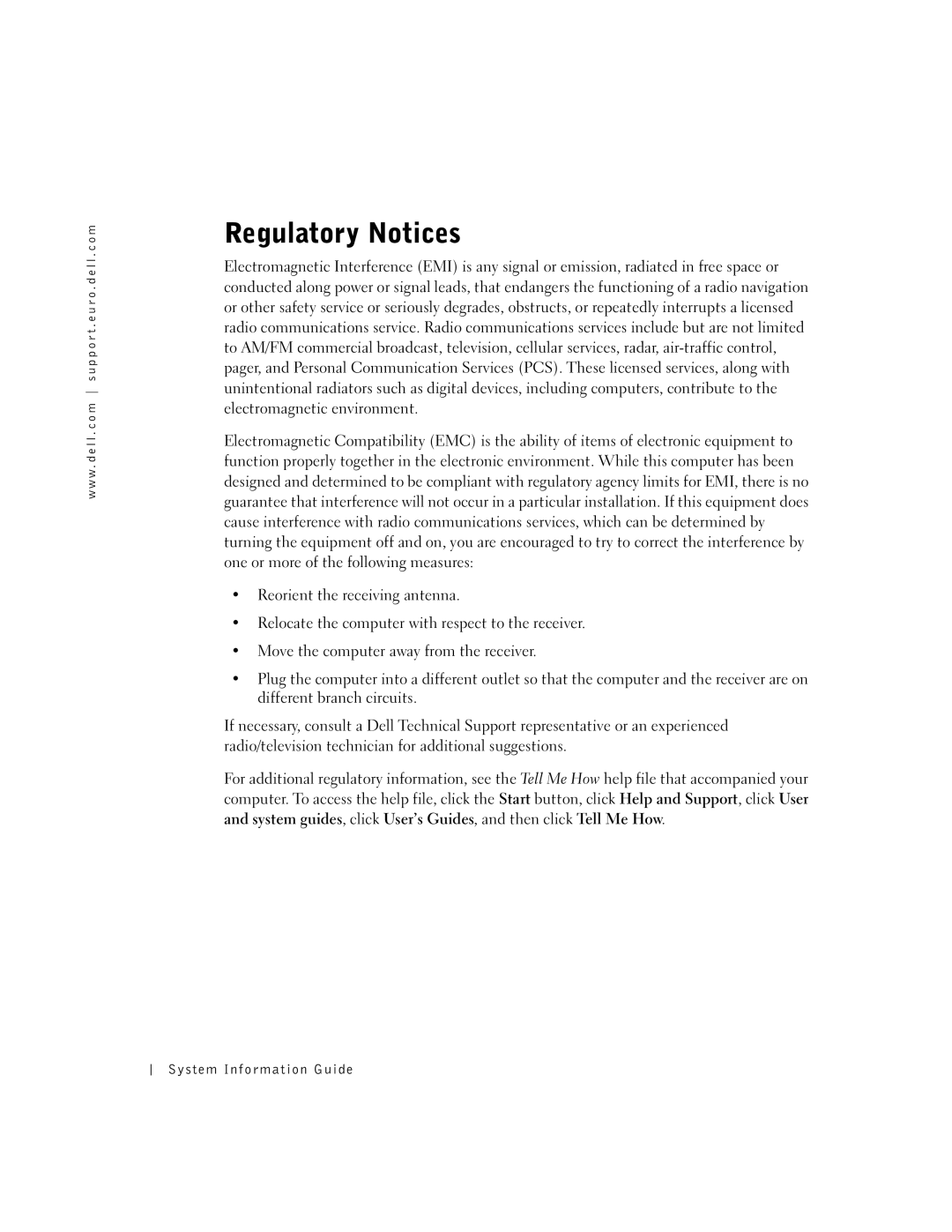 Dell 1100 manual Regulatory Notices 