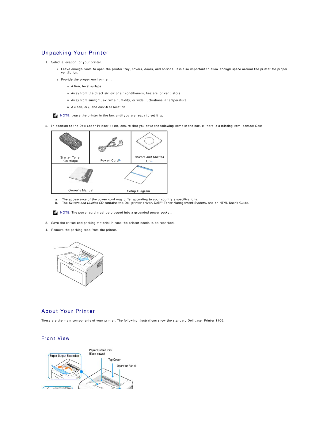 Dell 5150, 1100, 5100 service manual Model PP07L and PP08L June 