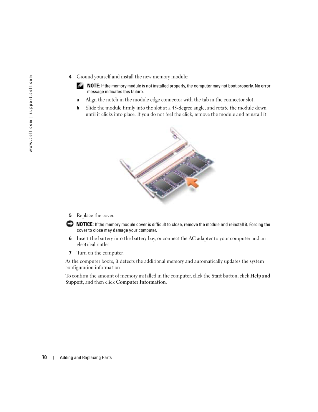 Dell 1150 owner manual Adding and Replacing Parts 