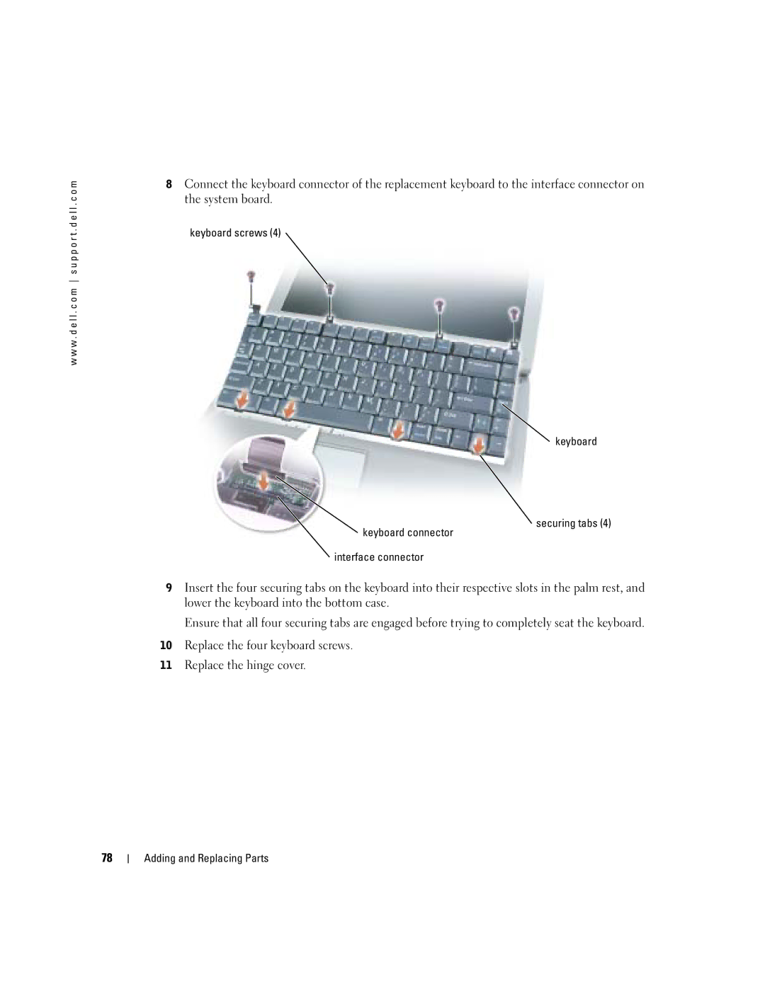 Dell 1150 owner manual Adding and Replacing Parts 