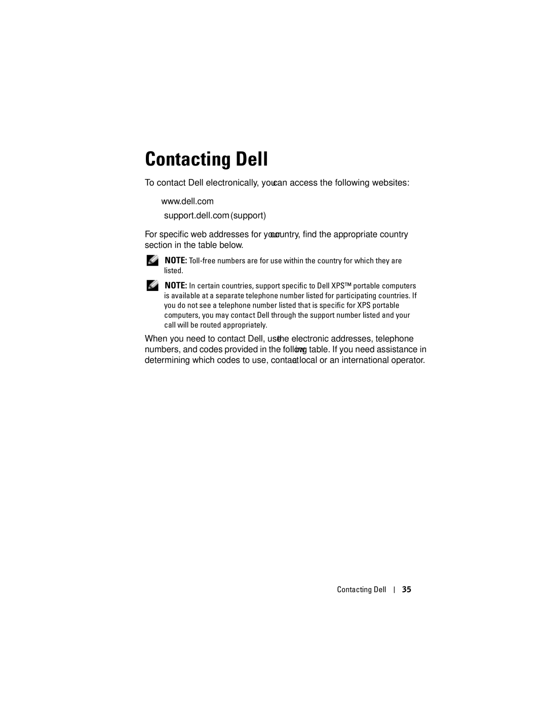 Dell 1200MP owner manual Contacting Dell 