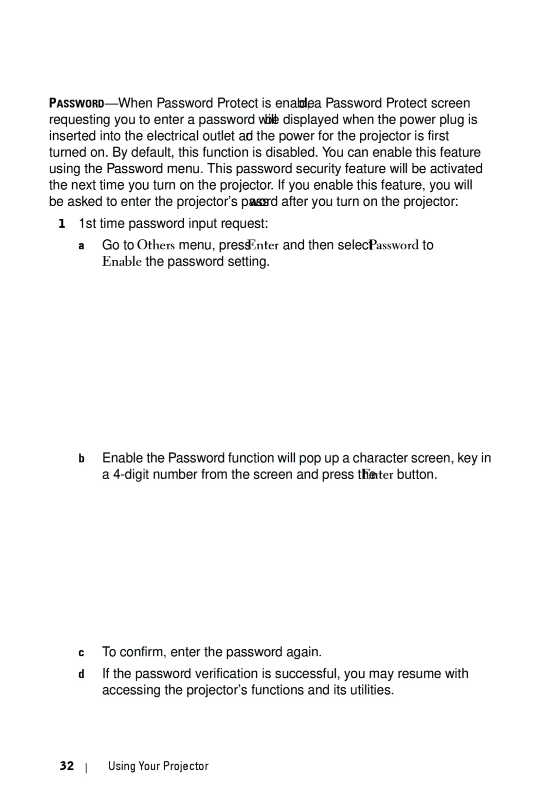 Dell 1209S manual Using Your Projector 