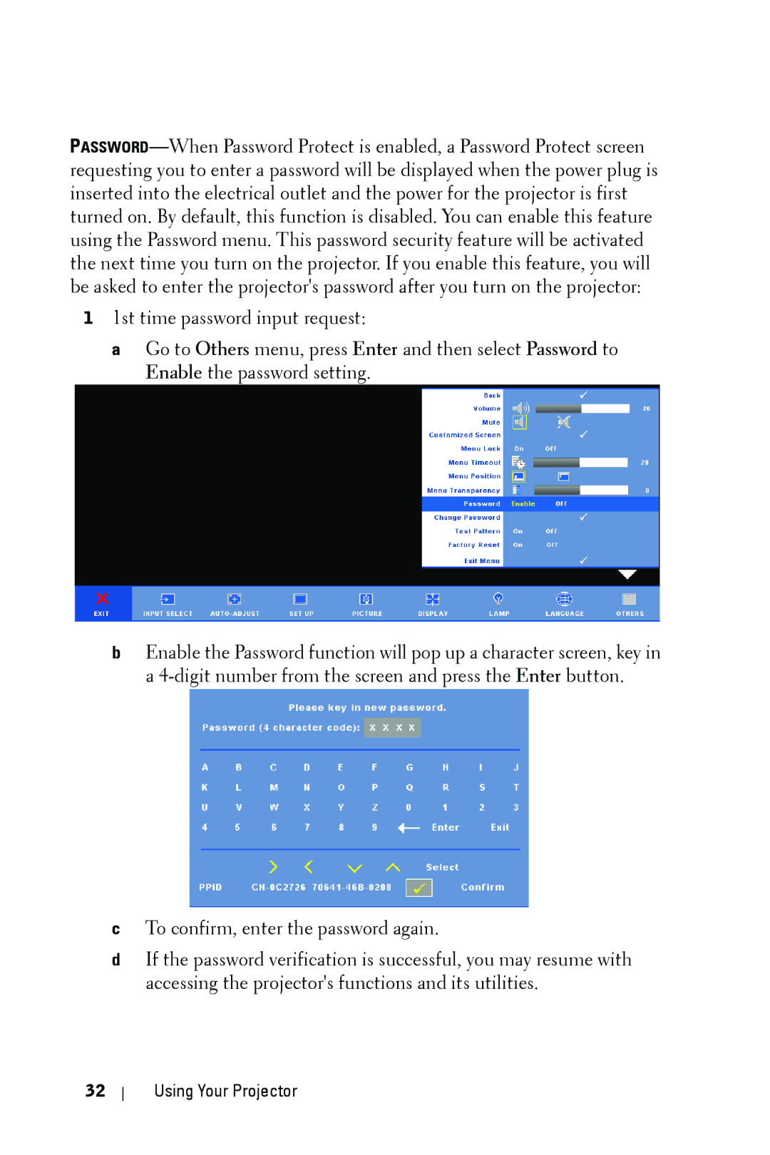 Dell 1209S manual Using Your Projector 