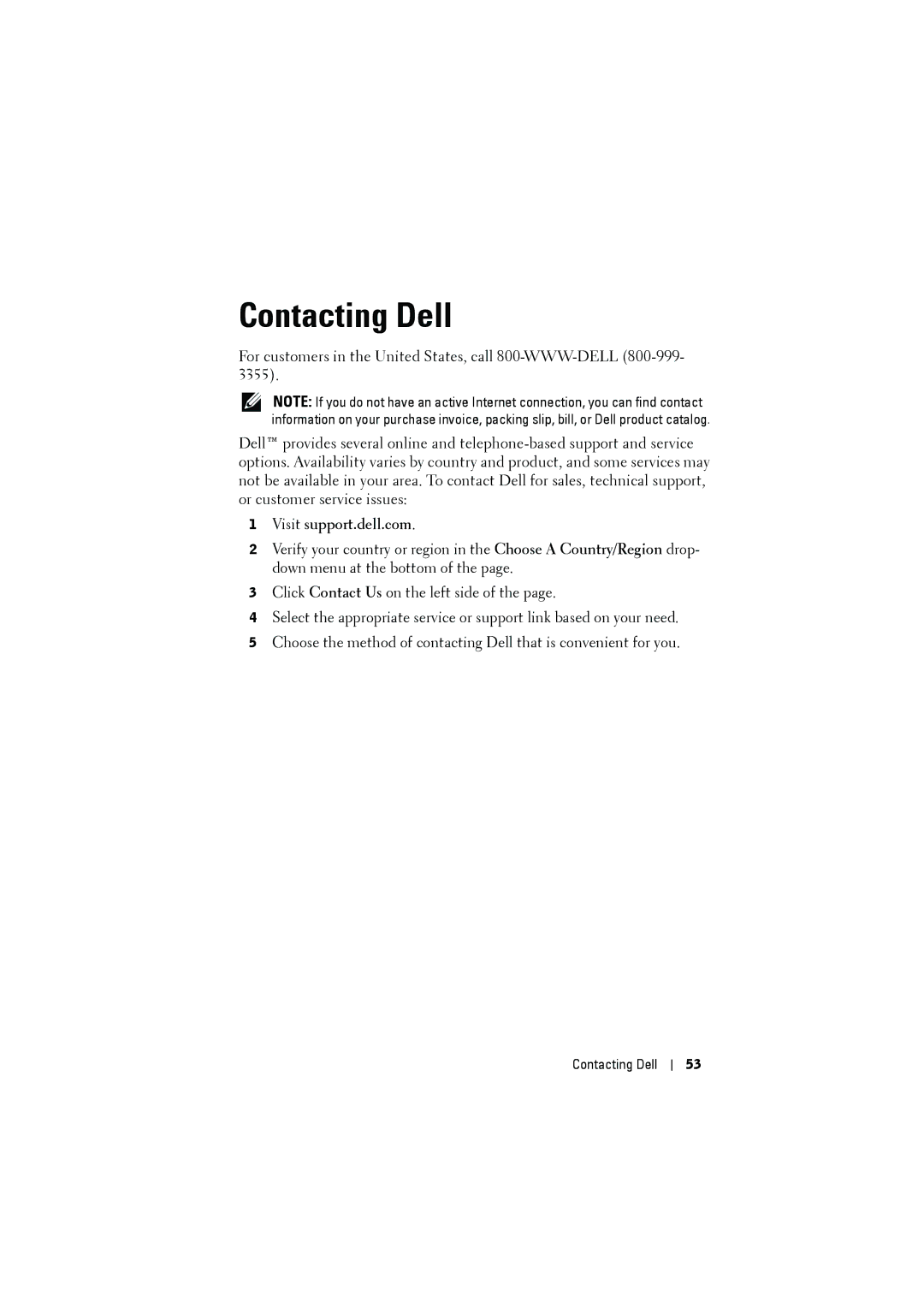 Dell 1210S manual Contacting Dell, Visit support.dell.com 